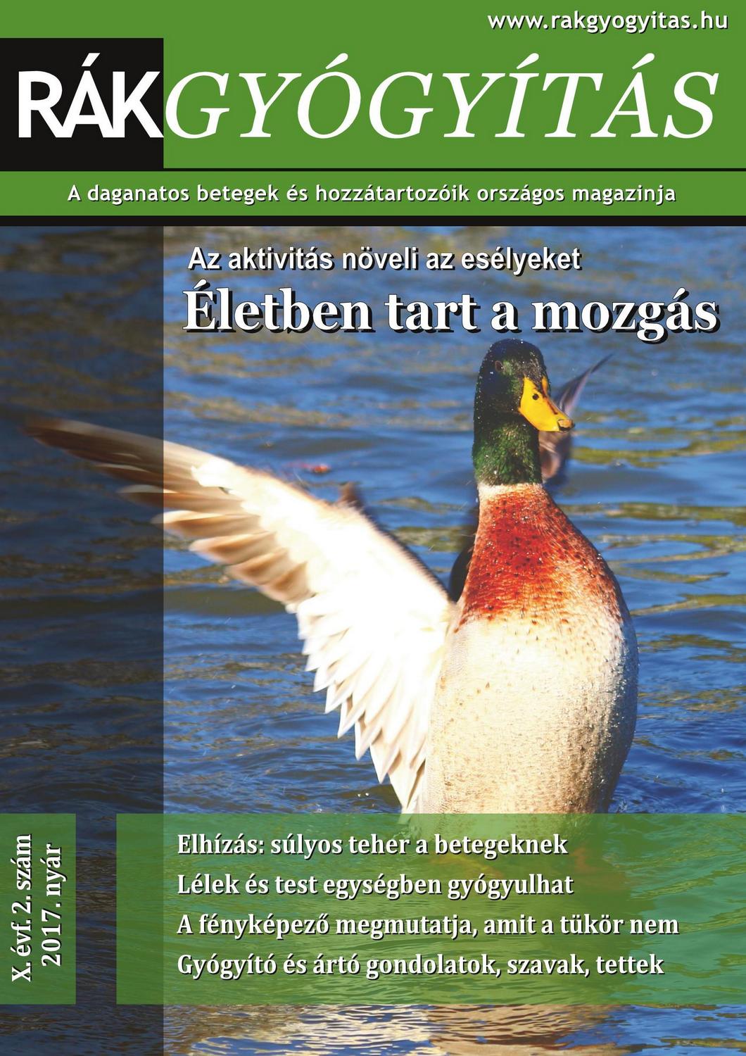 Rákgyógyítás Magazin 2017. nyár