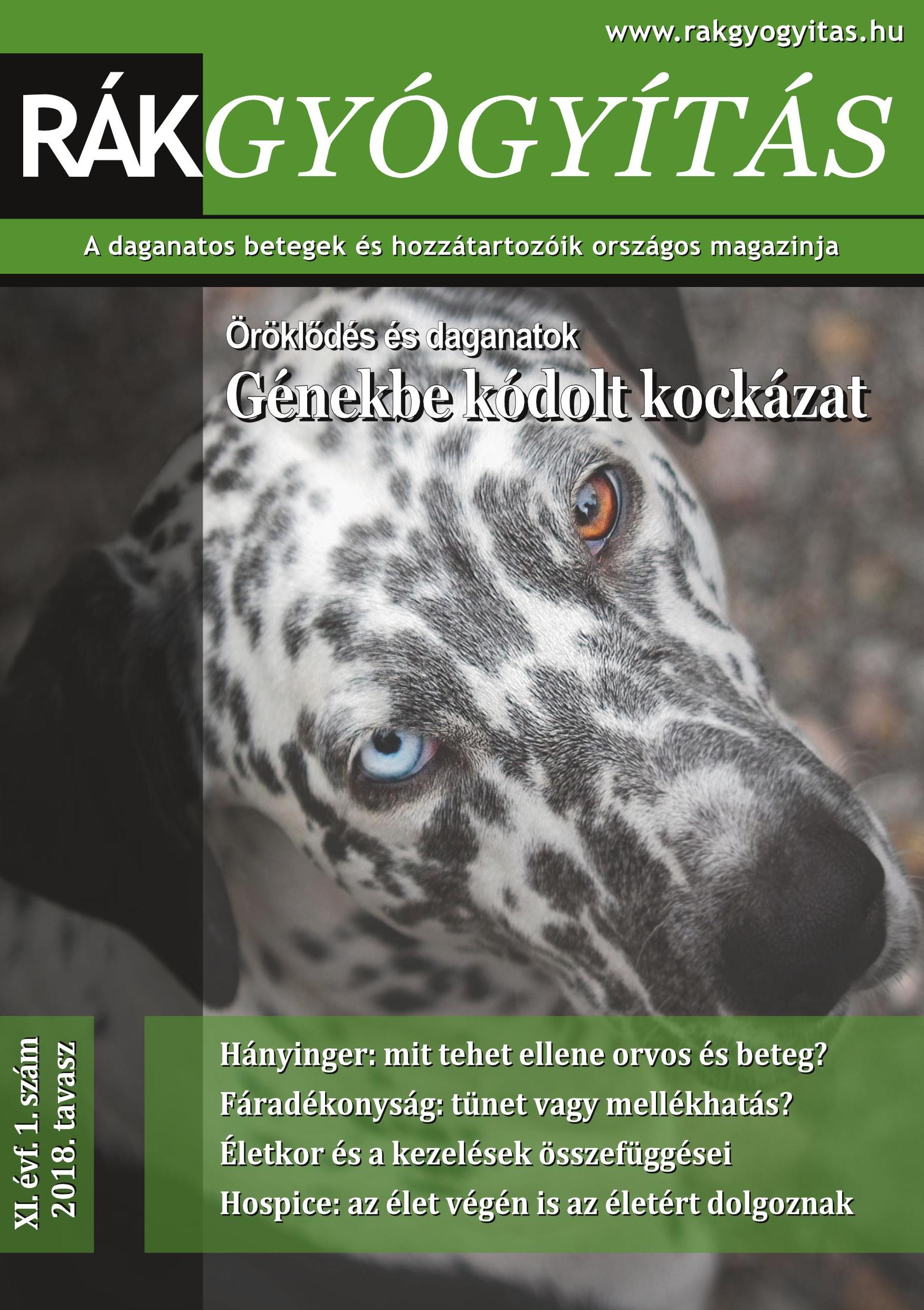 Rákgyógyítás Magazin 2018. tavasz